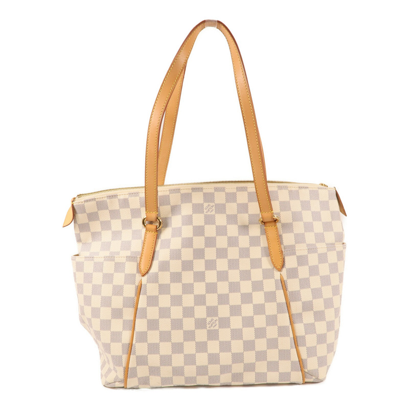 LOUIS VUITTON Damier Azur Totally MM金扣肩背袋-1