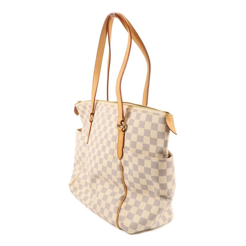 LOUIS VUITTON Damier Azur Totally MM金扣肩背袋-2
