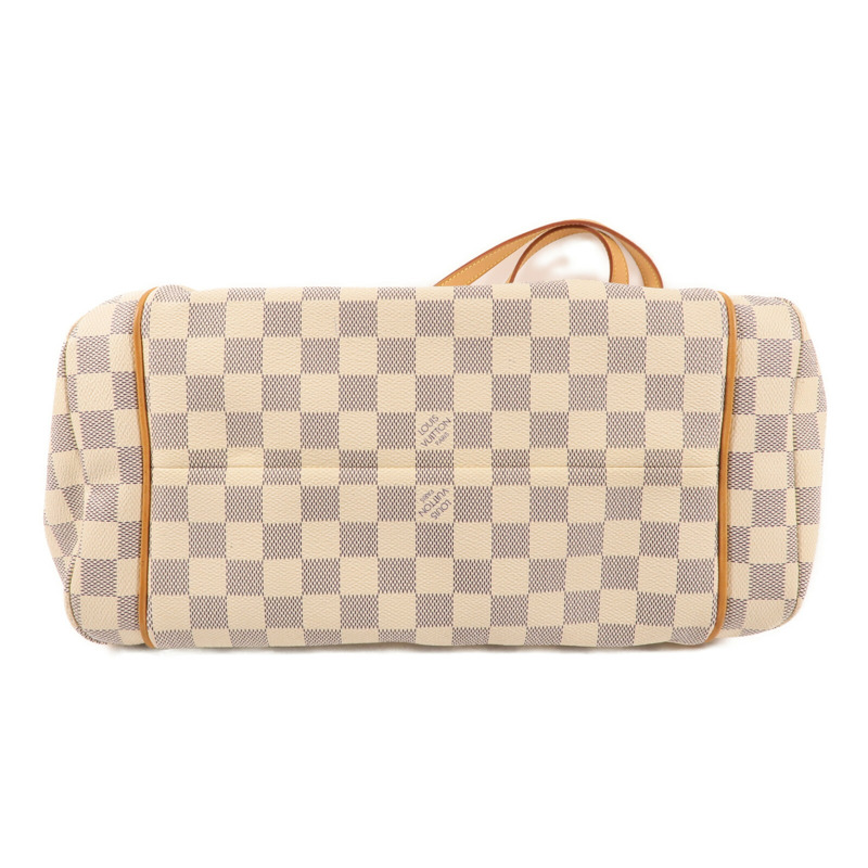 LOUIS VUITTON Damier Azur Totally MM金扣肩背袋-3