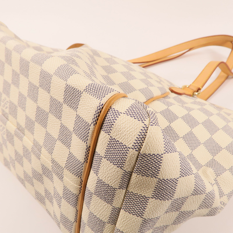 LOUIS VUITTON Damier Azur Totally MM金扣肩背袋-4