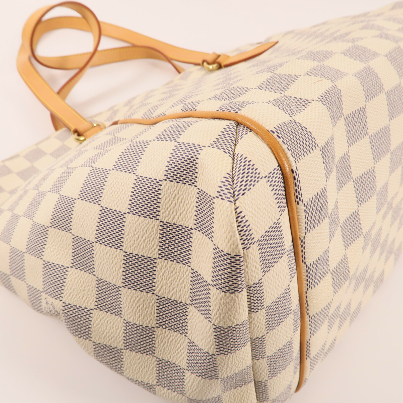LOUIS VUITTON Damier Azur Totally MM金扣肩背袋-7