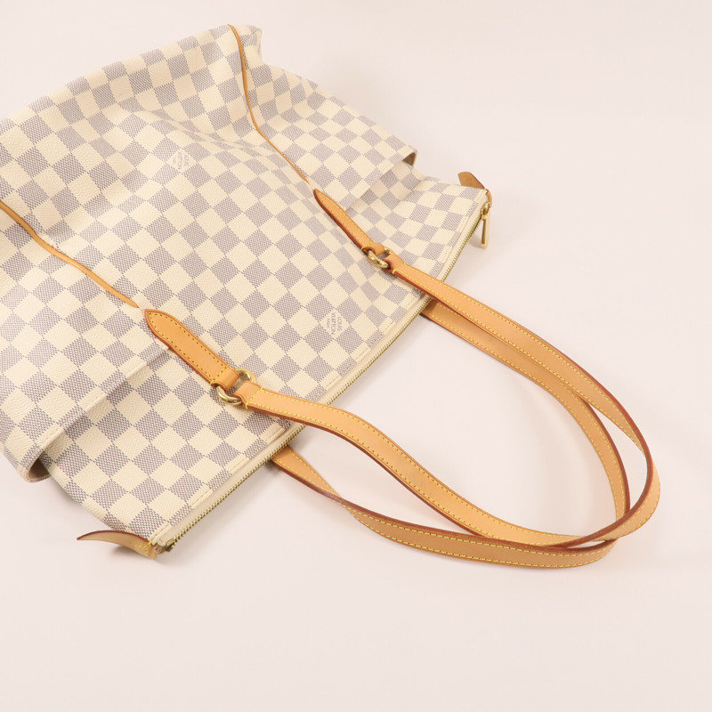 LOUIS VUITTON Damier Azur Totally MM金扣肩背袋-8