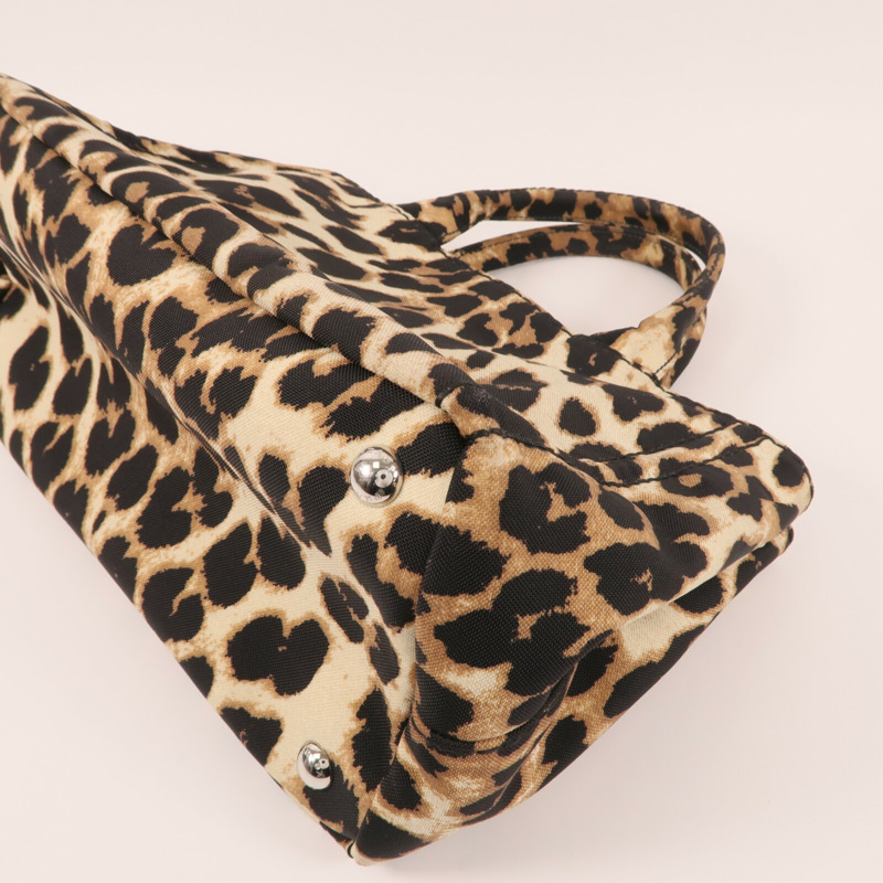 PRADA 帆布2 Way Shoulder銀扣手挽肩背兩用袋-7