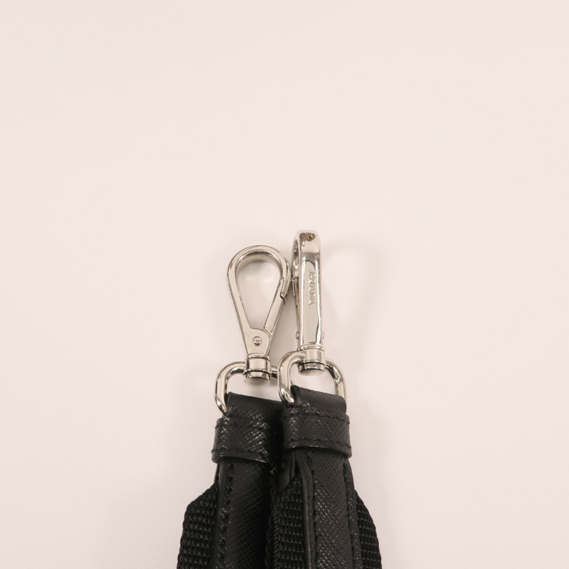 PRADA 帆布2 Way Shoulder銀扣手挽肩背兩用袋-10