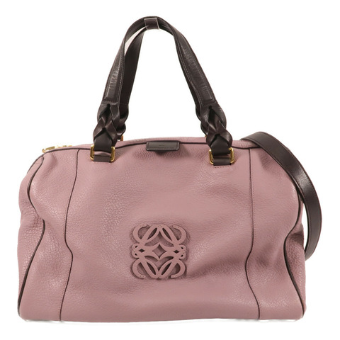 LOEWE 牛皮皮革Fusta金扣手挽肩背兩用袋