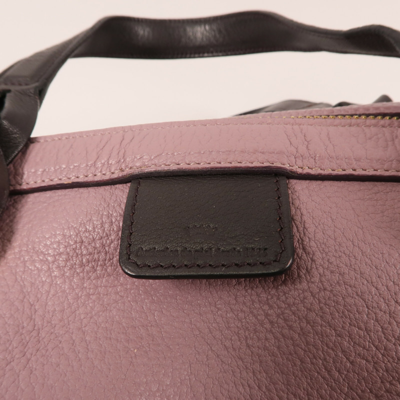 LOEWE 牛皮皮革Fusta金扣手挽肩背兩用袋-13