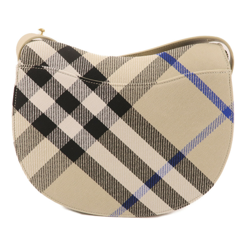 BURBERRY 帆布Shoulder Bag金扣肩背袋-1