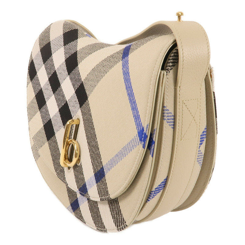BURBERRY 帆布Shoulder Bag金扣肩背袋-2