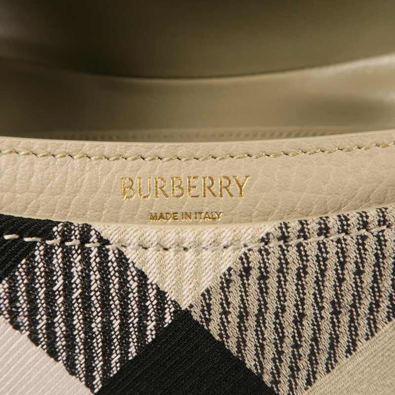 BURBERRY 帆布Shoulder Bag金扣肩背袋-11