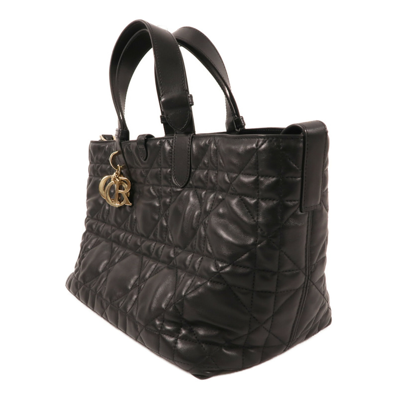 Dior 羊皮皮革Toujours Medium金扣手挽袋-2