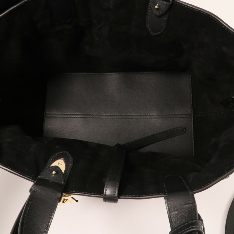 Dior 羊皮皮革Toujours Medium金扣手挽袋-12