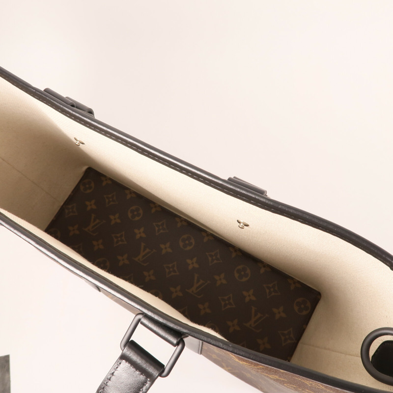 LOUIS VUITTON Monogram Macassar Weekend Tote手挽肩背兩用袋-4