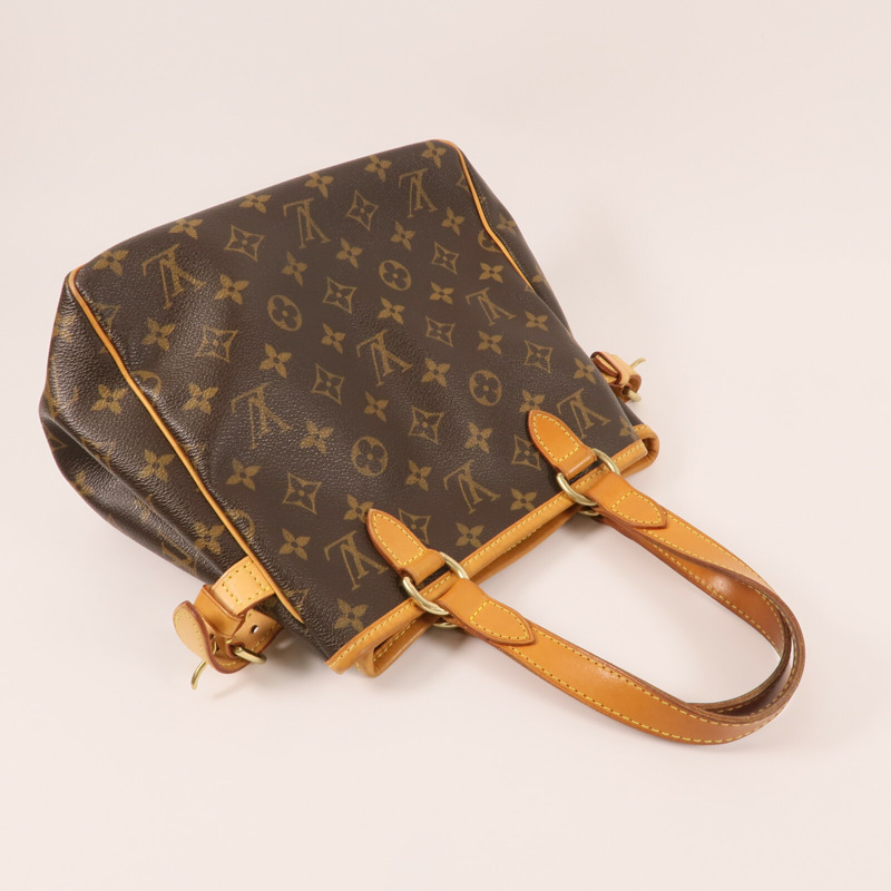 LOUIS VUITTON Monogram Batignolles Vertical金扣手挽袋-4