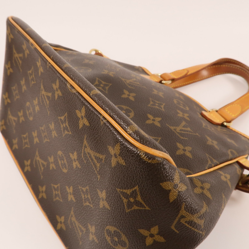 LOUIS VUITTON Monogram Batignolles Vertical金扣手挽袋-7