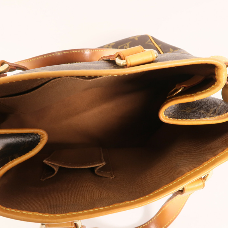 LOUIS VUITTON Monogram Batignolles Vertical金扣手挽袋-11
