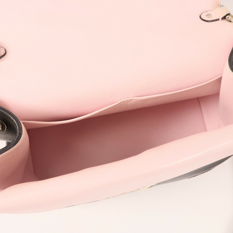 Dior 牛皮皮革Hand Bag銀扣手挽肩背兩用袋-15