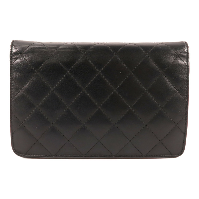 CHANEL 牛皮皮革Cambon Wallet On Chain銀扣鏈帶肩背袋-1