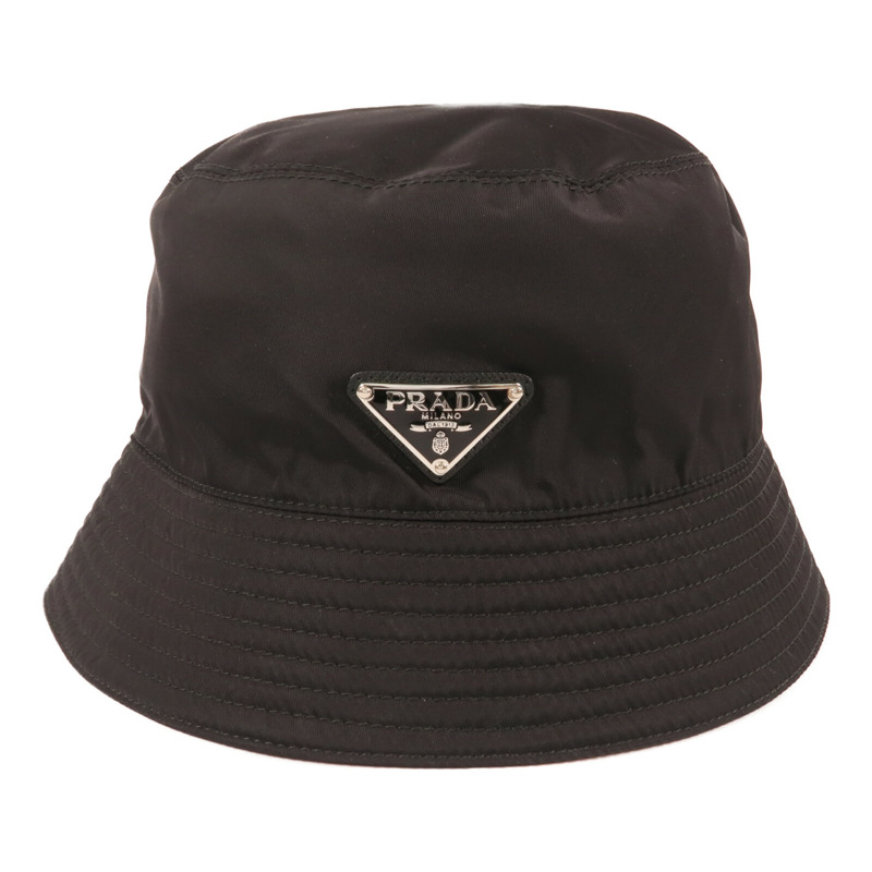 PRADA 尼龍Re-Nylon Bucket Hat L帽子-0