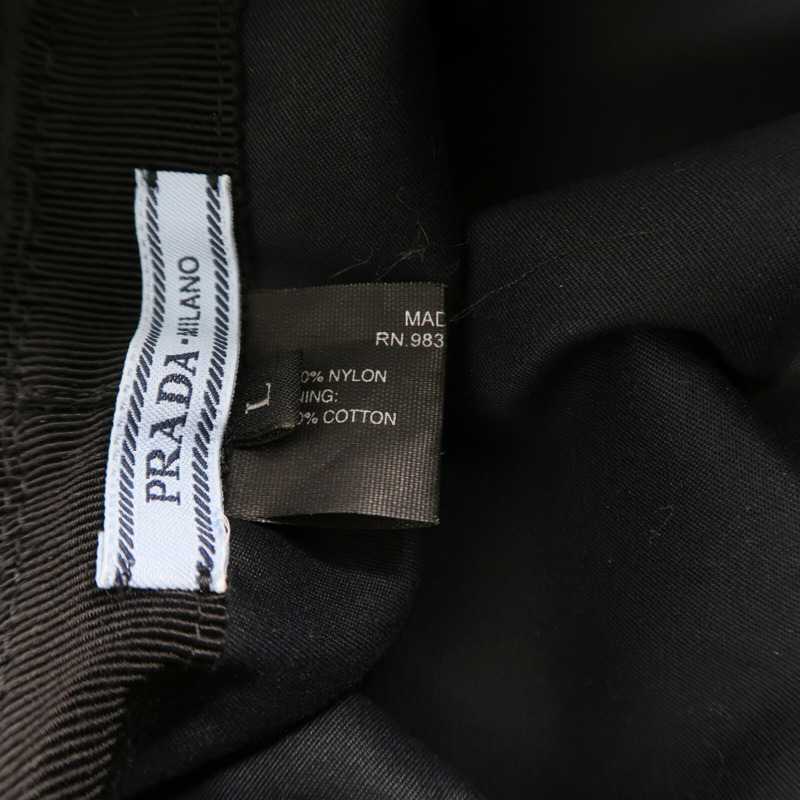 PRADA 尼龍Re-Nylon Bucket Hat L帽子-7