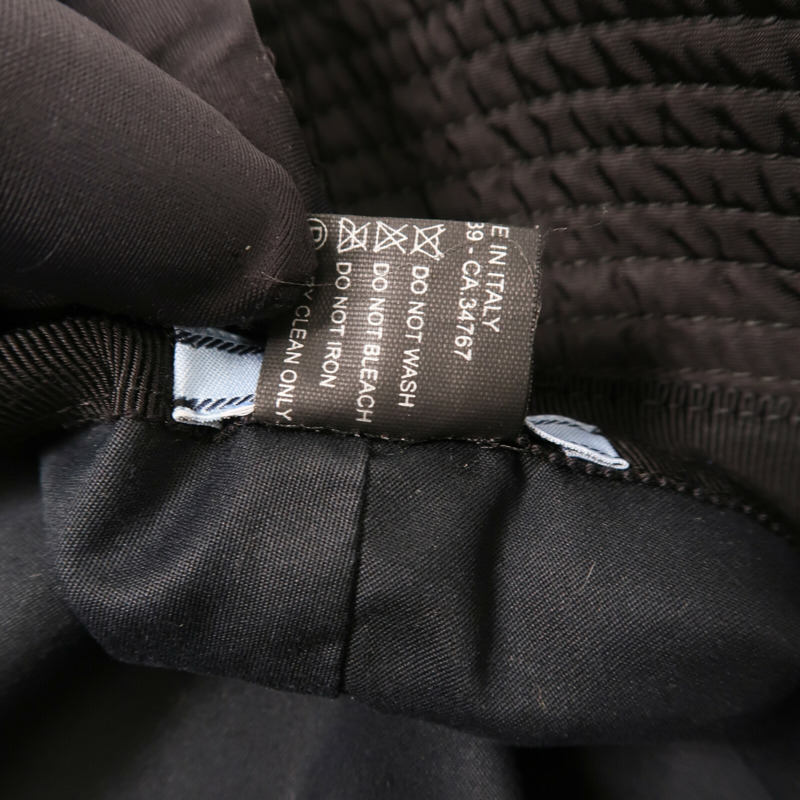 PRADA 尼龍Re-Nylon Bucket Hat L帽子-8