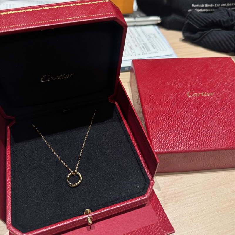 Cartier卡地亞三環項鍊-0