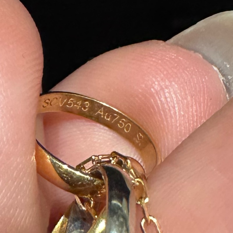 Cartier卡地亞三環項鍊-2