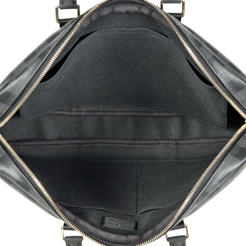 路易威登 Porte-Document Voyage PM 商務包，Damier Graphite 棋盤格紋，黑色 (GI5125)，男士款-3