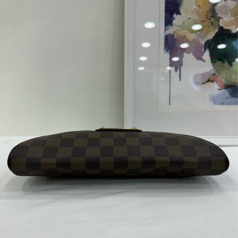 Lv棋盤格eva鏈條肩帶手提肩背包-5