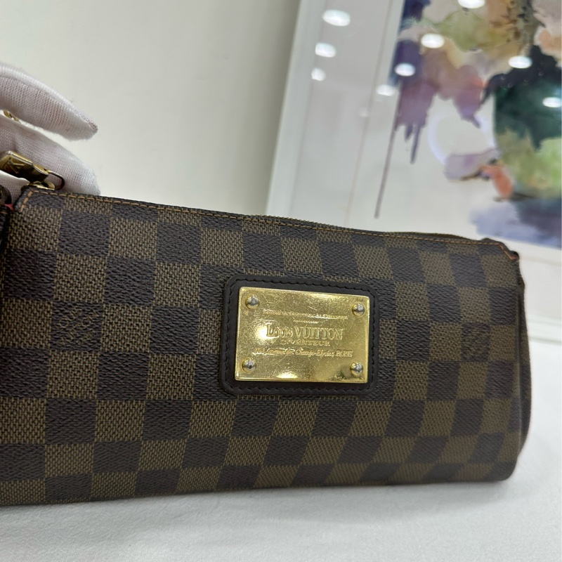 Lv棋盤格eva鏈條肩帶手提肩背包-6