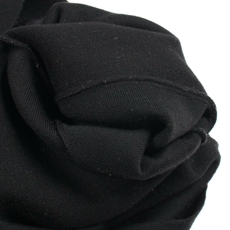 LOEWE Anagram 短版針織衫，羊毛材質，黑色，二手，女款 XS 碼-11