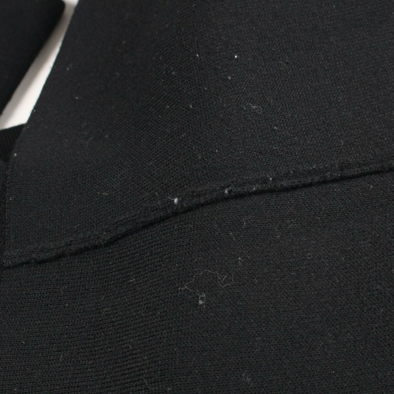 LOEWE Anagram 短版針織衫，羊毛材質，黑色，二手，女款 XS 碼-12