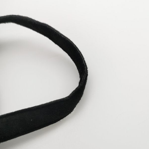 Chanel翻毛皮純色水鑽裝飾流蘇中古手提包-13