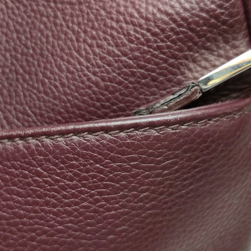 Dior牛皮純色字母Logo公文包斜挎包單肩包-23