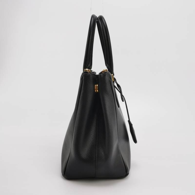 Prada Galleria殺手包中號牛皮純色三角徽標斜挎包單肩包-3