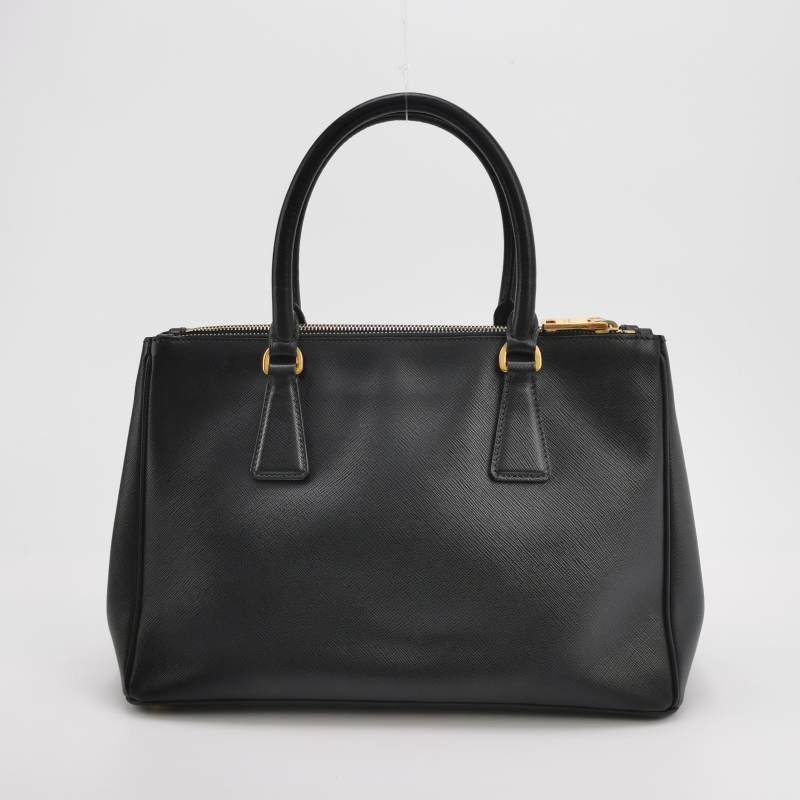 Prada Galleria殺手包中號牛皮純色三角徽標斜挎包單肩包-4