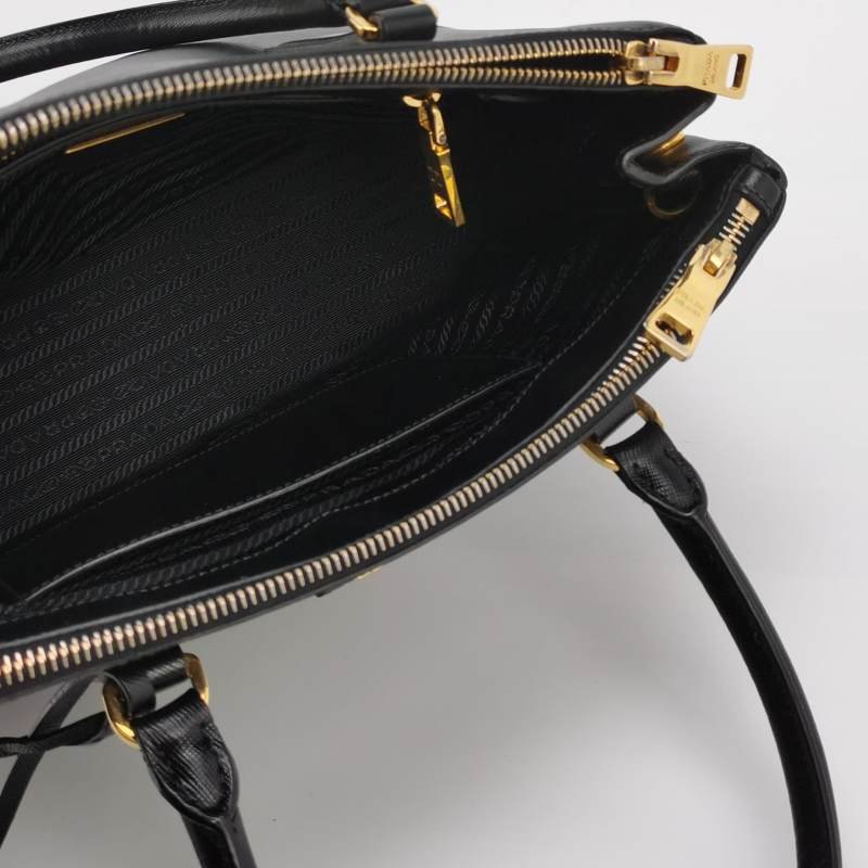 Prada Galleria殺手包中號牛皮純色三角徽標斜挎包單肩包-6