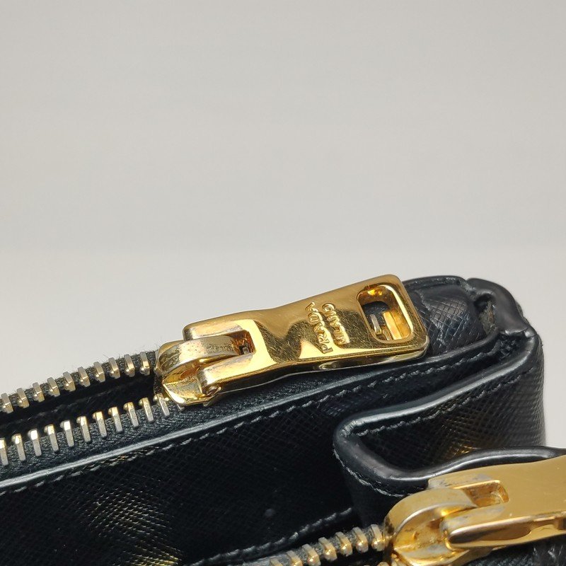 Prada Galleria殺手包中號牛皮純色三角徽標斜挎包單肩包-13