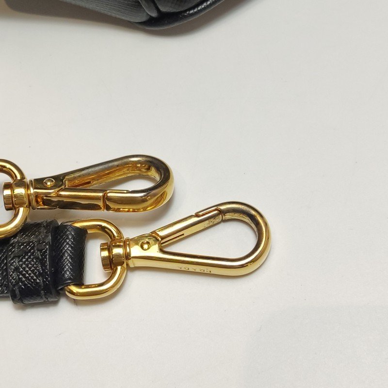 Prada Galleria殺手包中號牛皮純色三角徽標斜挎包單肩包-14