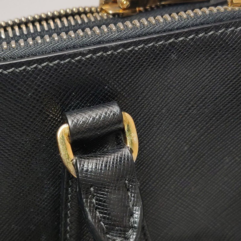 Prada Galleria殺手包中號牛皮純色三角徽標斜挎包單肩包-15