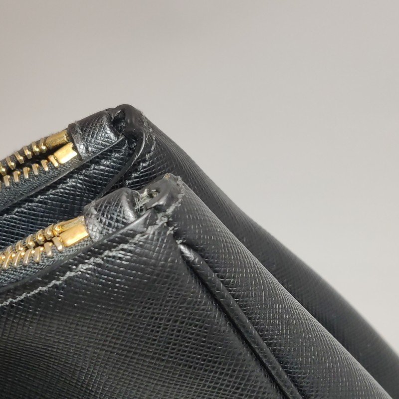 Prada Galleria殺手包中號牛皮純色三角徽標斜挎包單肩包-18