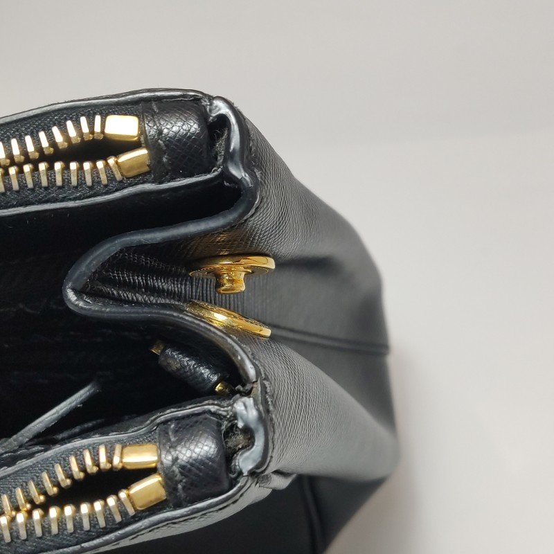 Prada Galleria殺手包中號牛皮純色三角徽標斜挎包單肩包-26