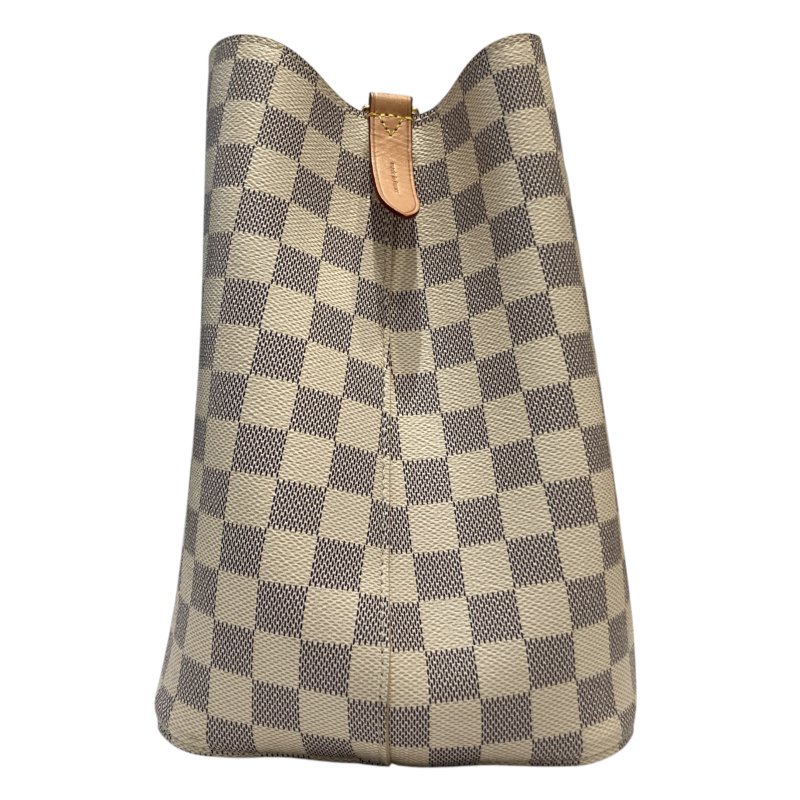 LOUIS VUITTON 路易威登 N40344 NEONOE 單肩包 水桶包 白色 棋盤格 PVC-3