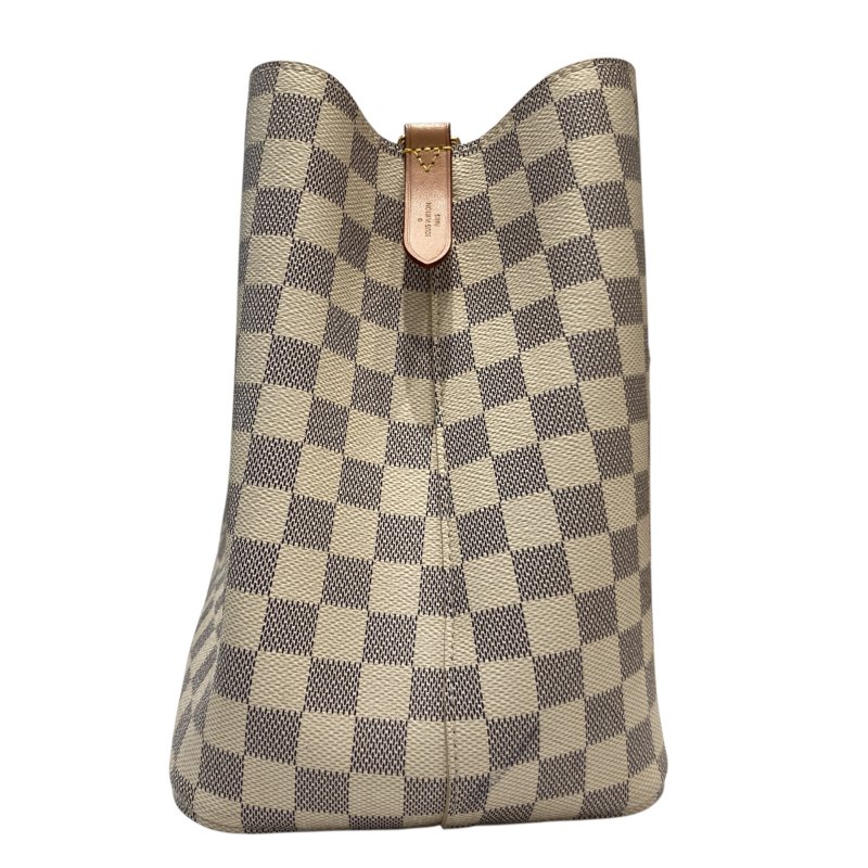 LOUIS VUITTON 路易威登 N40344 NEONOE 單肩包 水桶包 白色 棋盤格 PVC-4