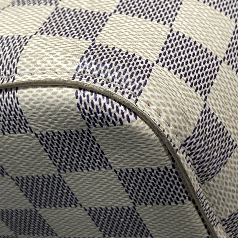 LOUIS VUITTON 路易威登 N40344 NEONOE 單肩包 水桶包 白色 棋盤格 PVC-6