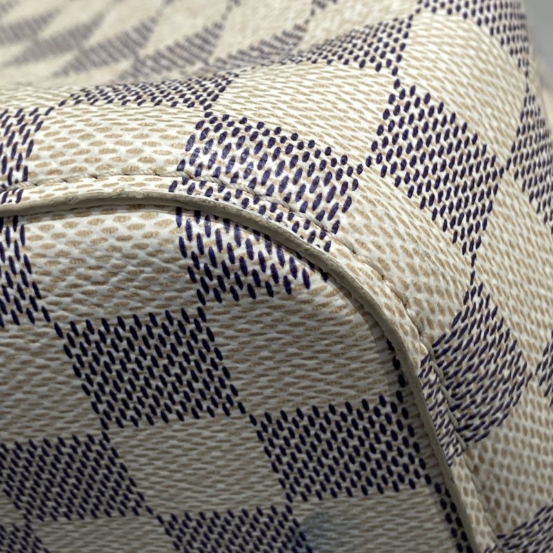 LOUIS VUITTON 路易威登 N40344 NEONOE 單肩包 水桶包 白色 棋盤格 PVC-8