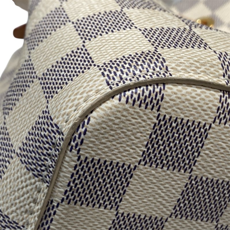 LOUIS VUITTON 路易威登 N40344 NEONOE 單肩包 水桶包 白色 棋盤格 PVC-9