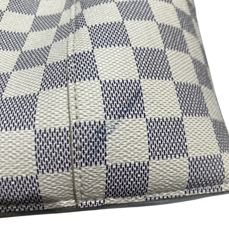 LOUIS VUITTON 路易威登 N40344 NEONOE 單肩包 水桶包 白色 棋盤格 PVC-19