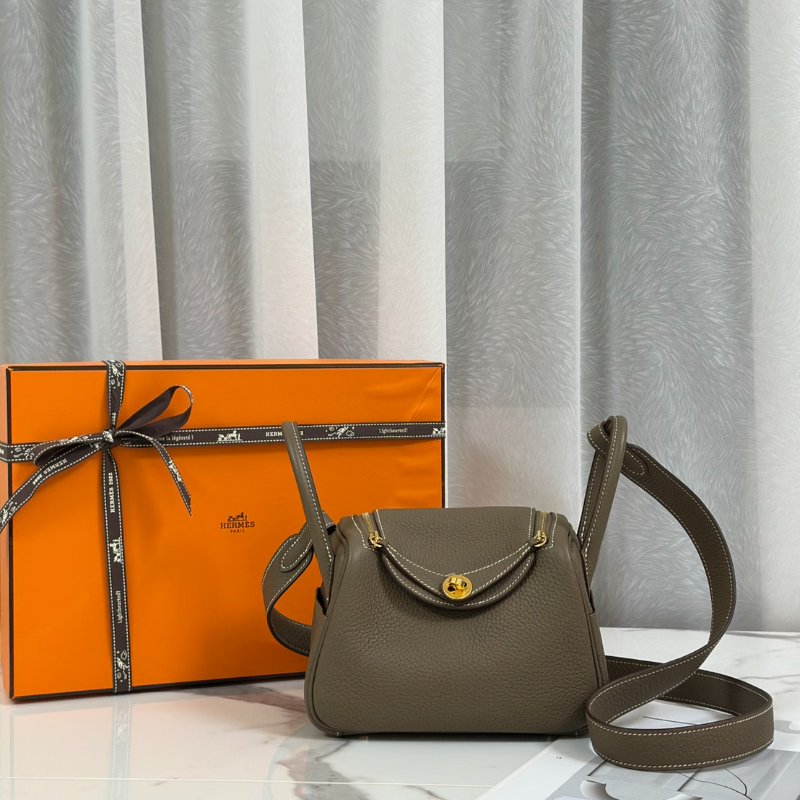 HERMES Mini lindy - 大象灰金 Z-0