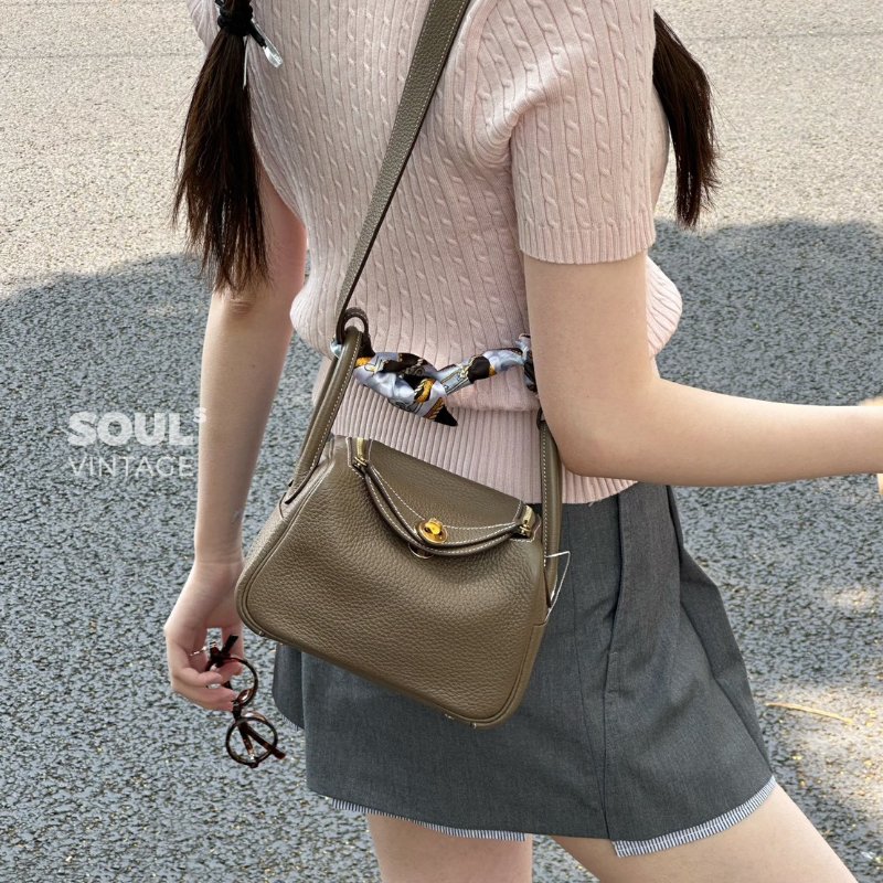 HERMES Mini lindy - 大象灰金 Z-1