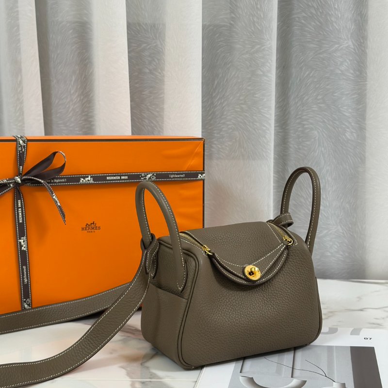 HERMES Mini lindy - 大象灰金 Z-2